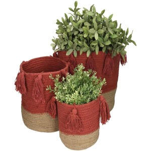 Artelibre - 05152800 ΚΑΛΑΘΙ ΚΟΡΑΛΙ ΒΑΜΒΑΚΕΡΟ 25X25X25CM ΣΕΤ 3ΤΜΧ