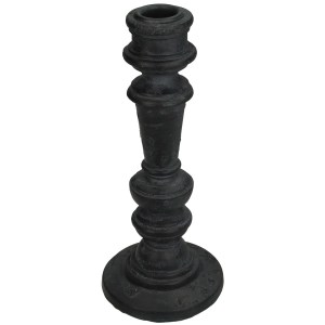 Artelibre - 05153463 ΚΗΡΟΠΗΓΙΟ ΜΑΥΡΟ POLYRESIN 8.5X8.5X20CM