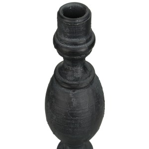 Artelibre - 05153464 ΚΗΡΟΠΗΓΙΟ ΜΑΥΡΟ POLYRESIN 8.5X8.5X22CM