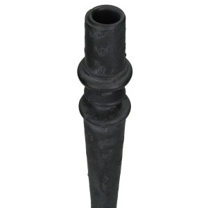Artelibre - 05153466 ΚΗΡΟΠΗΓΙΟ ΜΑΥΡΟ POLYRESIN 8.5X8.5X25CM