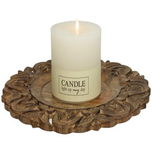 Artelibre - 05153507 ΔΙΣΚΟΣ ΞΥΛΟ ΚΑΦΕ 30X30X2.5CM