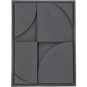 Artelibre - 05154104 ΔΙΑΚΟΣΜΗΤΙΚΟ ΤΟΙΧΟΥ ΓΚΡΙ POLYRESIN 29.5X3.5X39.5CM