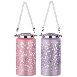 Artelibre - 05160392 ΦΑΝΑΡΙ ΦΩΤΙΖΟΜΕΝΟ LED ΜΕ ΔΙΑΚΟΣΜΗΣΗ ΓΥΑΛΙ 16CM ΣΕ 2 ΧΡΩΜΑΤΑ