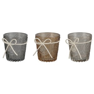 Artelibre - 05160528 ΘΗΚΗ ΡΕΣΩ ARTELIBRE ΓΥΑΛΙ 7.5X7.5CM ΣΕ 3 ΧΡΩΜΑΤΑ