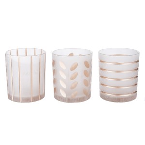 Artelibre - 05160559 ΚΗΡΟΠΗΓΙΟ ARTELIBRE ΔΙΑΦΑΝΟ ΓΥΑΛΙ 8CM ΣΕ 3 ΣΧΕΔΙΑ