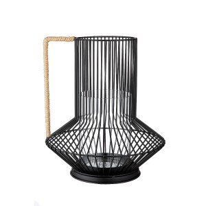 Artelibre - 05160573 ΚΗΡΟΠΗΓΙΟ ΜΕ ΧΕΡΟΥΛΙ ΜΑΥΡΟ/ΦΥΣΙΚΟ ΜΕΤΑΛΛΟ 23.5CM