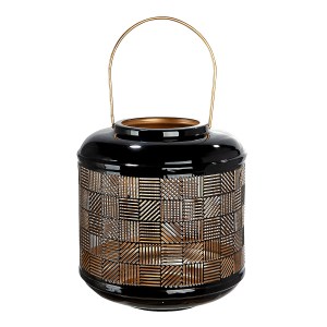 Artelibre - 05160699 ΦΑΝΑΡΙ ΜΑΥΡΟ ΜΕΤΑΛΛΟ 23.5CM