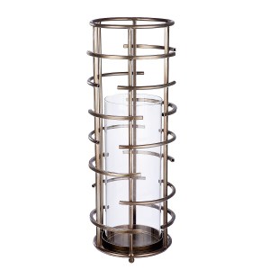 Artelibre - 05160791 ΦΑΝΑΡΙ ΣΑΜΠΑΝΙ/ΔΙΑΦΑΝΟ ΜΕΤΑΛΛΟ/ΓΥΑΛΙ 46.5CM