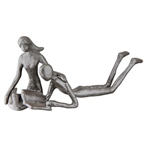 Artelibre - 05161118 ΔΙΑΚΟΣΜΗΤΙΚΟ ARTELIBRE ΖΕΥΓΑΡΙ ΔΙΑΒΑΖΕΙ ΒΙΒΛΙΟ ΚΑΦΕ ΜΕΤΑΛΛΟ 19X9X8CM