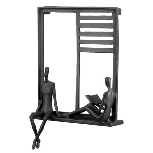 Artelibre - 05161537  ΑΝΑΓΛΥΦΟ ΤΟΙΧΟΥ ΟΡΘΟΓΩΝΙΟ ΜΕΤΑΛΛΙΚΟ ΣΚΟΥΡΟ ΚΑΦΕ 17X9X25CM 17X9X25CM