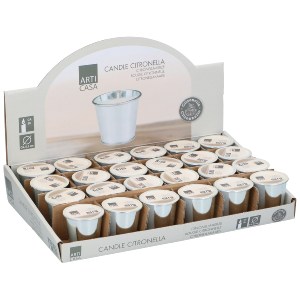Artelibre - 06451466 ΚΕΡΙ CITRONELLA ΣΕ ΜΕΤΑΛΛΙΚΟ ΔΟΧΕΙΟ ARTI CASA