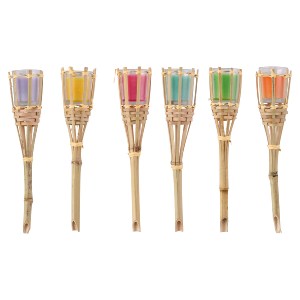 Artelibre - 06451628 ΚΕΡΙ ΠΥΡΣΟΣ CITRONELLA ΜΠΑΜΠΟΥ ΣΕ 6 ΧΡΩΜΑΤΑ ARTI CASA