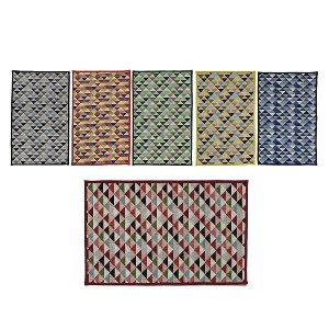 Artelibre - 06511684 ΧΑΛΙ GOBELIN ΓΕΩΜΕΤΡΙΚΑ ΣΧΗΜΑΤΑ ΠΟΛΥΧΡΩΜΟ 70% POLYESTER/30% ΒΑΜΒΑΚΙ 50X80CM ΣΕ 6 ΣΧΕΔΙΑ