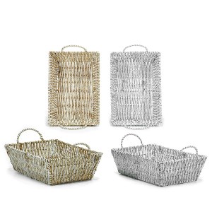 Artelibre - 06511981 ΚΑΛΑΘΙ ΛΕΥΚΟ 38X26X12CM ΣΕ 2 ΣΧΕΔΙΑ