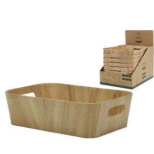 Artelibre - 06512496 ΚΑΛΑΘΙ ΦΥΣΙΚΟ ΞΥΛΟ/ΠΛΑΣΤΙΚΟ ΕΠΕΝΔΥΜΕΝΟ ΜΕ ΑΝΑΚΥΚΛΩΜΕΝΟ ΧΑΡΤΙ 37X26X11CM