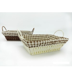 Artelibre - 06512602 ΚΑΛΑΘΙ ARTELIBRE ΚΑΡΟ ΚΡΕΜ/ΚΑΦΕ ΨΑΘΙΝΟ 26X19X8CM ΣΕ 2 ΧΡΩΜΑΤΑ