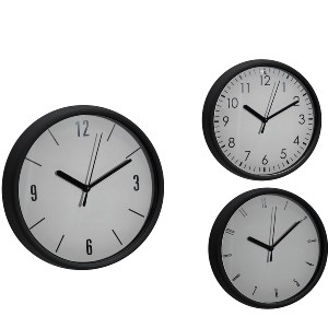 Artelibre - 06512625 ΡΟΛΟΙ ΤΟΙΧΟΥ ARTELIBRE ΜΑΥΡΟ/ΠΛΑΣΤΙΚΟ Φ20CM ΣΕ 3 ΣΧΕΔΙΑ