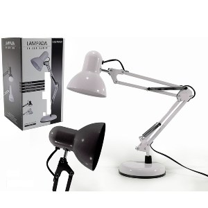 Artelibre - 06512922 ΛΑΜΠΑ ΓΡΑΦΕΙΟΥ ΛΕΥΚΟ/ΜΑΥΡΟ ΜΕΤΑΛΛΟ 60CM ΣΕ 2 ΧΡΩΜΑΤΑ