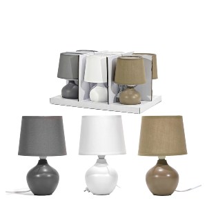 Artelibre - 06514021 ΛΑΜΠΑ ΕΠΙΤΡΑΠΕΖΙΑ ΚΕΡΑΜΙΚΗ H24CM ΣΕ 3 ΧΡΩΜΑΤΑ