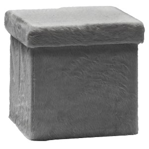 Artelibre - 06514048 ΠΟΥΦ ΑΝΑΔΙΠΛΟΥΜΕΝΟ ΓΚΡΙ VELURE 38X38CM