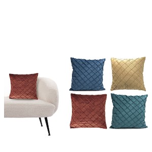 Artelibre - 06514073 ΜΑΞΙΛΑΡΙ ΜΕ ΦΕΡΜΟΥΑΡ ΒΕΛΟΥΔΟ 45X45CM ΣΕ 4 ΧΡΩΜΑΤΑ