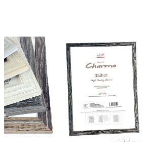 Artelibre - 06514544 ΚΟΡΝΙΖΑ ΜΑΥΡΟ ΞΥΛΟ 30X40CM ΣΕ 5 ΧΡΩΜΑΤΑ