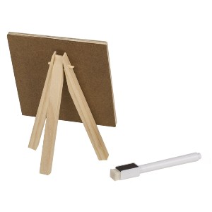 Artelibre - 06530287 ΜΑΥΡΟΠΙΝΑΚΑΣ ΜΙΝΙ ΜΑΓΝΗΤΙΚΟΣ ΜΕ ΜΑΡΚΑΔΟΡΟ ΚΑΙ ΒΑΣΗ ΞΥΛΟ 10CM