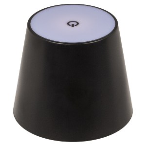 Artelibre - 06530354 ΕΠΙΤΡΑΠΕΖΙΟ ΦΩΤΙΣΤΙΚΟ LED ΦΟΡΗΤΟ ΓΙΑ ΜΠΟΥΚΑΛΙ ΜΑΥΡΟ ΠΛΑΣΤΙΚΟ 11X10.5CM