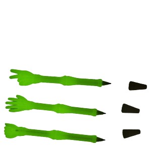 Artelibre - 06530374 ΣΤΥΛΟ ΧΕΡΙ ΣΚΕΛΕΤΟΥ ΕΥΛΥΓΙΣΤΟ ΦΩΣΦΟΡΙΖΕ 13.5CM ΣΕ 3 ΣΧΕΔΙΑ