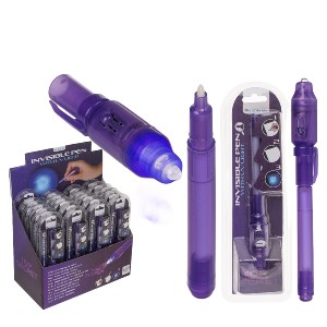 Artelibre - 06530379 ΣΤΥΛΟ ΜΕ ΑΟΡΑΤΟ ΜΕΛΑΝΙ ΚΑΙ ΦΑΚΟ UV ΜΟΒ ΠΛΑΣΤΙΚΟ