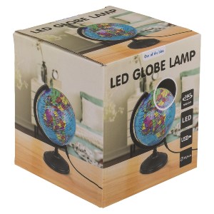 Artelibre - 06530390 ΦΩΤΙΣΤΙΚΟ ΕΠΙΤΡΑΠΕΖΙΟ LED ΥΔΡΟΓΕΙΟΣ ΜΕ ΚΑΛΩΔΙΟ USB ΠΛΑΣΤΙΚΟ 11.5CM