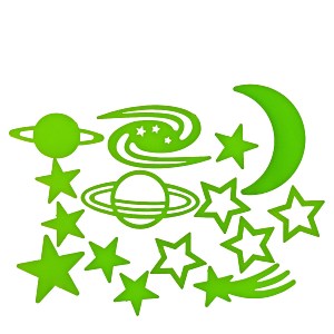 Artelibre - 06530449 ΑΥΤΟΚΟΛΛΗΤΑ ΤΟΙΧΟΥ ΠΟΥ ΦΩΣΦΟΡΙΖΟΥΝ ΑΣΤΕΡΙΑ ΚΑΙ ΠΛΑΝΗΤΕΣ ΣΕΤ 15ΤΜΧ ΣΕ 3 ΣΧΕΔΙΑ