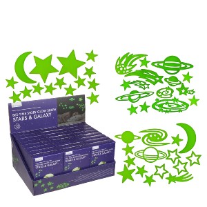 Artelibre - 06530449 ΑΥΤΟΚΟΛΛΗΤΑ ΤΟΙΧΟΥ ΠΟΥ ΦΩΣΦΟΡΙΖΟΥΝ ΑΣΤΕΡΙΑ ΚΑΙ ΠΛΑΝΗΤΕΣ ΣΕΤ 15ΤΜΧ ΣΕ 3 ΣΧΕΔΙΑ