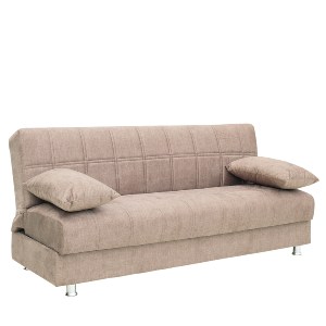 Artelibre - 14210140 ΚΑΝΑΠΕΣ ΚΡΕΒΑΤΙ ΤΡΙΘΕΣΙΟΣ ARTELIBRE LAURA ΙΙ ΚΑΦΕ 190X84X86CM