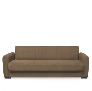 Artelibre - 14210261 ΚΑΝΑΠΕΣ ΚΡΕΒΑΤΙ ΤΡΙΘΕΣΙΟΣ ARTELIBRE HOMER ΜΠΕΖ 226X78X78CM