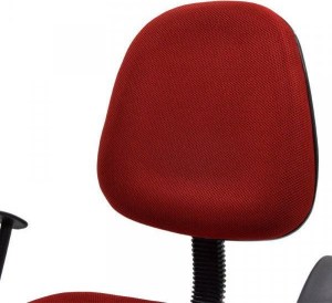 Artelibre - 14230005 ΚΑΡΕΚΛΑ ΓΡΑΦΕΙΟΥ ARTELIBRE ΔAΦNH ΚΟΚΚΙΝΟ ΥΦΑΣΜΑ 55X48X82-94CM