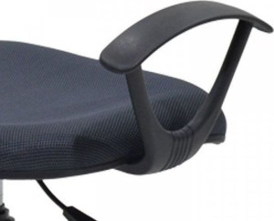 Artelibre - 14230006 ΚΑΡΕΚΛΑ ΓΡΑΦΕΙΟΥ ARTELIBRE ΔAΦNH ΜΑΥΡΟ ΥΦΑΣΜΑ 55X48X82-94CM