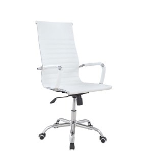 Artelibre - 14230018 ΚΑΡΕΚΛΑ ΓΡΑΦΕΙΟΥ ΔΙΩΝΗ ΛΕΥΚΟ PU 55X60X104-111CM
