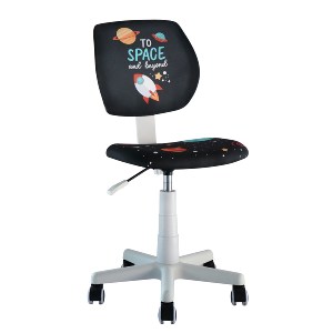 Artelibre - 14230061 ΚΑΡΕΚΛΑ ΓΡΑΦΕΙΟΥ ΠΑΙΔΙΚΗ ARTELIBRE ADOURA ΜΑΥΡΟ ΥΦΑΣΜΑ 40X49X80-91.5CM