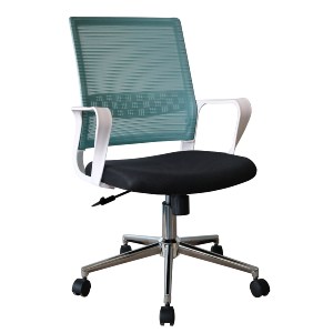 Artelibre - 14230100 ΚΑΡΕΚΛΑ ΓΡΑΦΕΙΟΥ ARTELIBRE HALEY ΜΠΛΕ/ΜΑΥΡΟ MESH 58X59X103CM