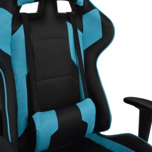 Artelibre - 14240002 ΠΟΛΥΘΡΟΝΑ ΓΡΑΦΕΙΟΥ ARTELIBRE GAMING ΚΥΛΛΗΝΗ ΜΠΛΕ/ΜΑΥΡΟ PVC 66X67X127-135CM