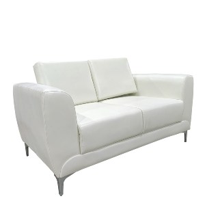 Artelibre - 14290048 ΚΑΝΑΠΕΣ ΔΙΘΕΣΙΟΣ ARTELIBRE ELFRIC ΛΕΥΚΟ PU 142X81X81CM