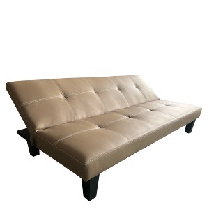 Artelibre - 14290052 ΚΑΝΑΠΕΣ ΚΡΕΒΑΤΙ ΤΡΙΘΕΣΙΟΣ ARTELIBRE ERYNDOR ΑΝΟΙΧΤΟ ΚΑΦΕ PU 186X90X82CM