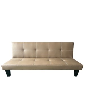 Artelibre - 14290052 ΚΑΝΑΠΕΣ ΚΡΕΒΑΤΙ ΤΡΙΘΕΣΙΟΣ ARTELIBRE ERYNDOR ΑΝΟΙΧΤΟ ΚΑΦΕ PU 186X90X82CM