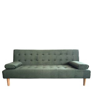 Artelibre - 14290066 ΚΑΝΑΠΕΣ ΚΡΕΒΑΤΙ ΤΡΙΘΕΣΙΟΣ ARTELIBRE ELFREDA ΠΡΑΣΙΝΟ ΥΦΑΣΜΑ 188X83X83CM