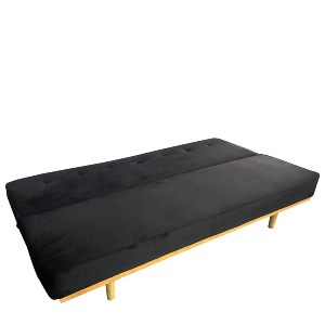 Artelibre - 14290069 ΚΑΝΑΠΕΣ ΚΡΕΒΑΤΙ ΤΡΙΘΕΣΙΟΣ ARTELIBRE CELESTE ΜΑΥΡΟ ΥΦΑΣΜΑ 193X85X88CM