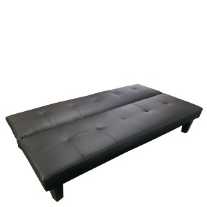 Artelibre - 14290070 ΚΑΝΑΠΕΣ ΚΡΕΒΑΤΙ ΤΡΙΘΕΣΙΟΣ ARTELIBRE NAHELE ΜΑΥΡΟ PU 179X82.5X78CM