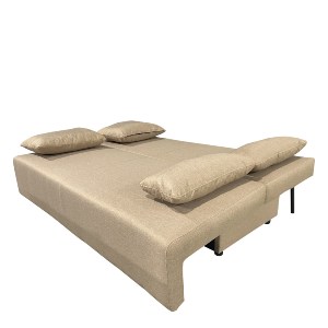 Artelibre - 14290092 ΚΑΝΑΠΕΣ ΚΡΕΒΑΤΙ ΤΡΙΘΕΣΙΟΣ ARTELIBRE URBAN LOUNGE 3S ΑΝΟΙΧΤΟ ΚΑΦΕ ΥΦΑΣΜΑ 194X93X72CM