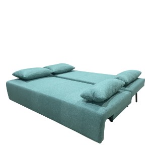 Artelibre - 14290093 ΚΑΝΑΠΕΣ ΚΡΕΒΑΤΙ ΤΡΙΘΕΣΙΟΣ ARTELIBRE URBAN LOUNGE 3S ΤΙΡΚΟΥΑΖ ΥΦΑΣΜΑ 194X93X72CM