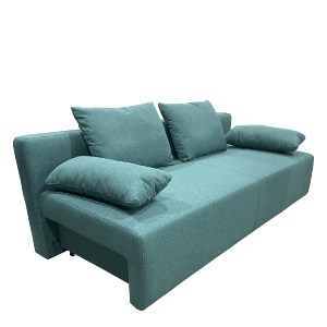 Artelibre - 14290093 ΚΑΝΑΠΕΣ ΚΡΕΒΑΤΙ ΤΡΙΘΕΣΙΟΣ ARTELIBRE URBAN LOUNGE 3S ΤΙΡΚΟΥΑΖ ΥΦΑΣΜΑ 194X93X72CM